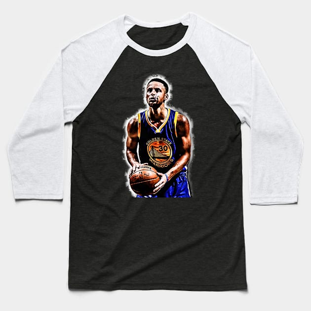 steph curry Baseball T-Shirt by mobilunik